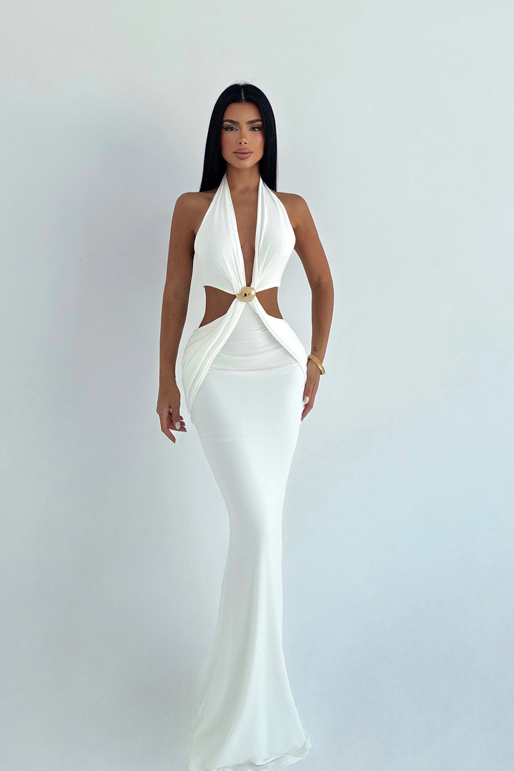 White Aura Gown