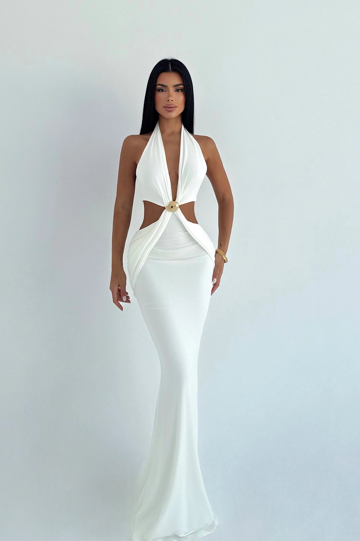 White Aura Gown