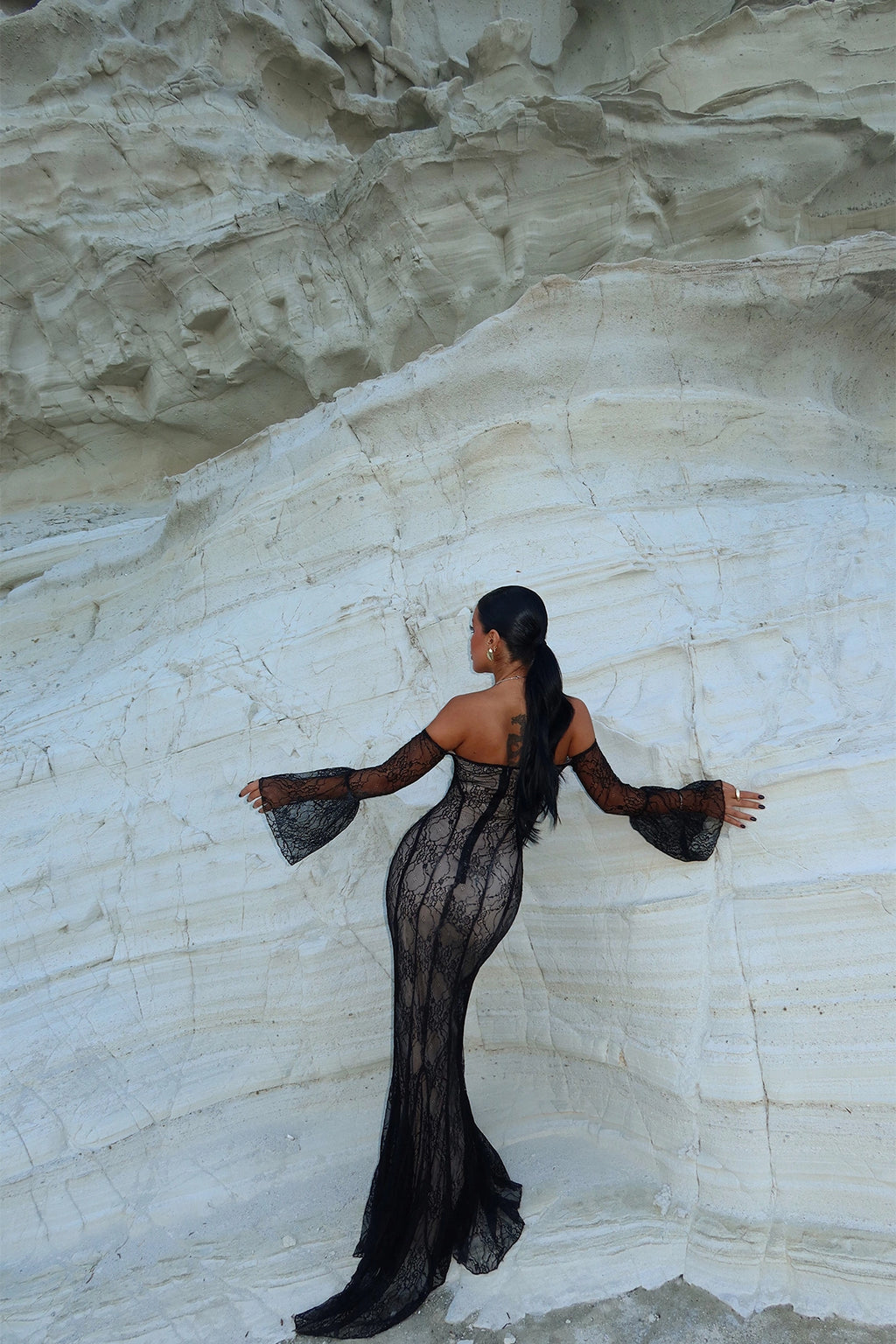 Marianna Lace Long Dress