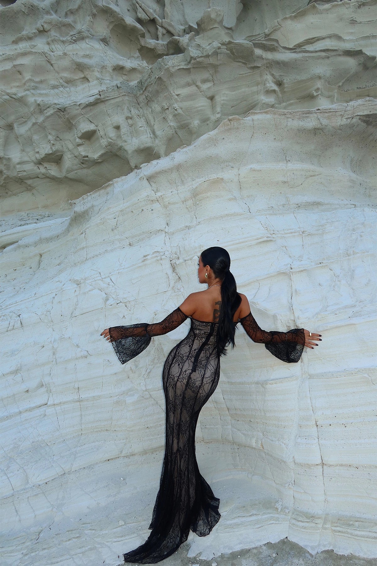 Marianna Lace Long Dress